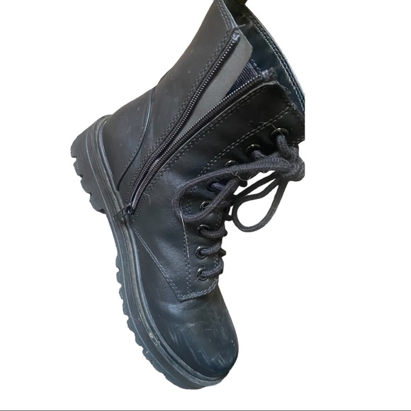 Black Combat boots - Picture 4 of 4